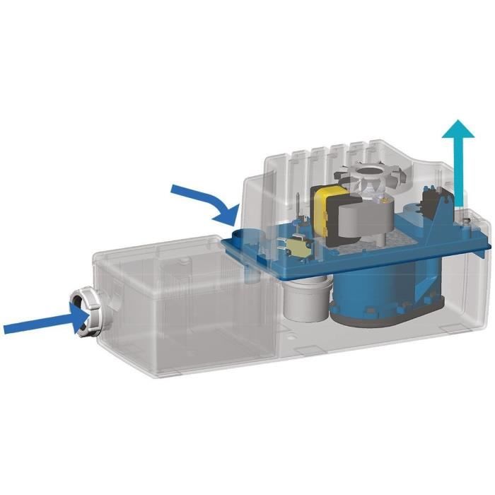 Condensate lifting pump - SFA - Sanicondens Best Flat - For floor-standing boilers - 45 dBA - Condensate neutralization