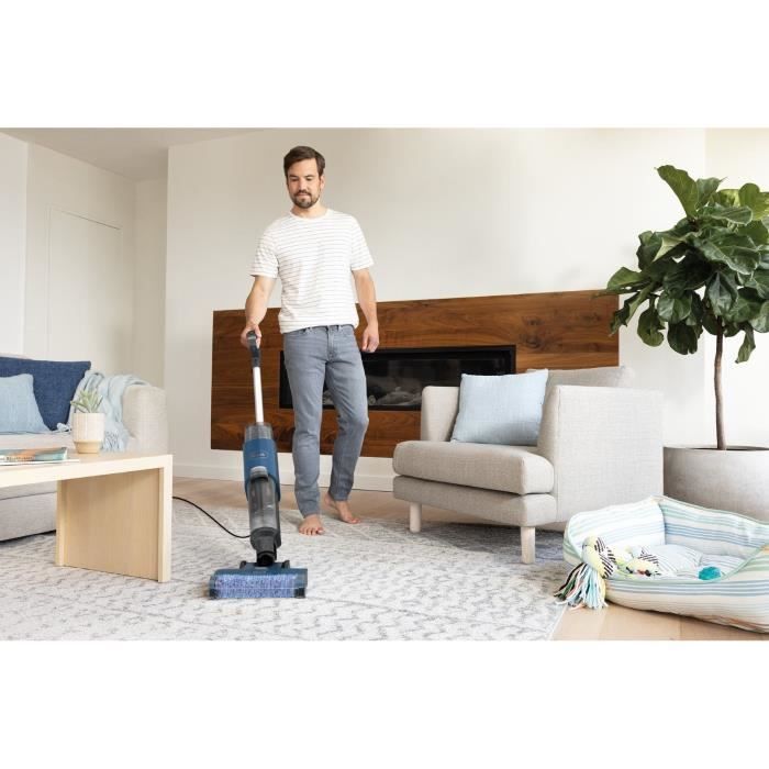 NEW SHARK HydroVac WD100EU - Corded hard floor cleaner - Antimicrobial rotating brush - Vacuums and cleans