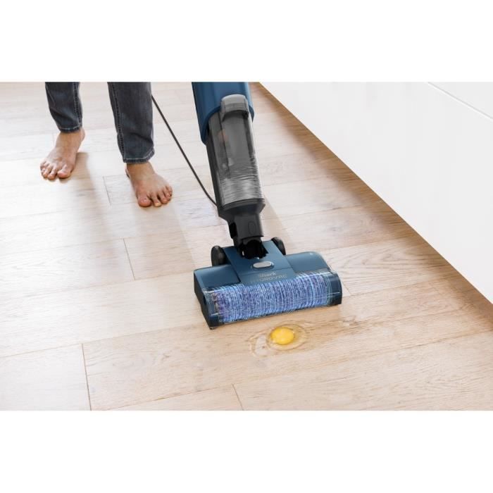 NEW SHARK HydroVac WD100EU - Corded hard floor cleaner - Antimicrobial rotating brush - Vacuums and cleans