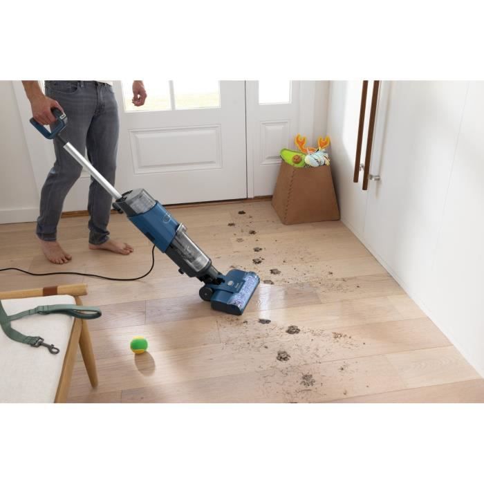 NEW SHARK HydroVac WD100EU - Corded hard floor cleaner - Antimicrobial rotating brush - Vacuums and cleans