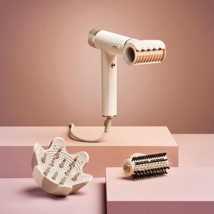 Hairdryer - SHARK HD334EU - SpeedStyle - Curler & RapidGloss - For straight and wavy hair - Fast drying