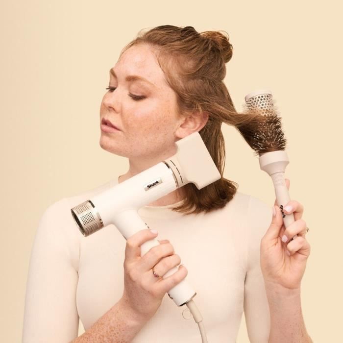 Hairdryer - SHARK - SpeedStyle HD333EU - Curler & RapidGloss - For straight and wavy hair - Fast drying