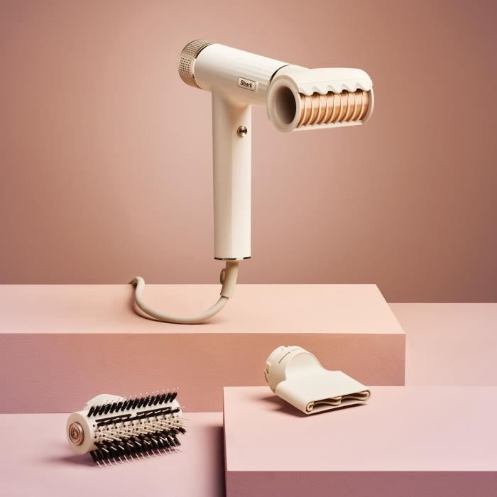 Hairdryer - SHARK - SpeedStyle HD333EU - Curler & RapidGloss - For straight and wavy hair - Fast drying