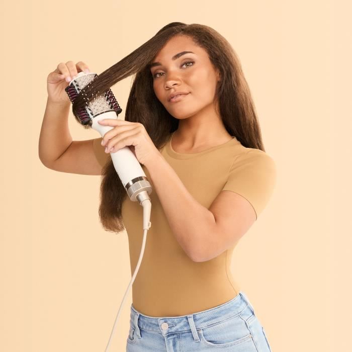 Heated Brush and Comb - SHARK HD202EU - SmoothStyle - Wet and Dry Modes - Hot Air Brush