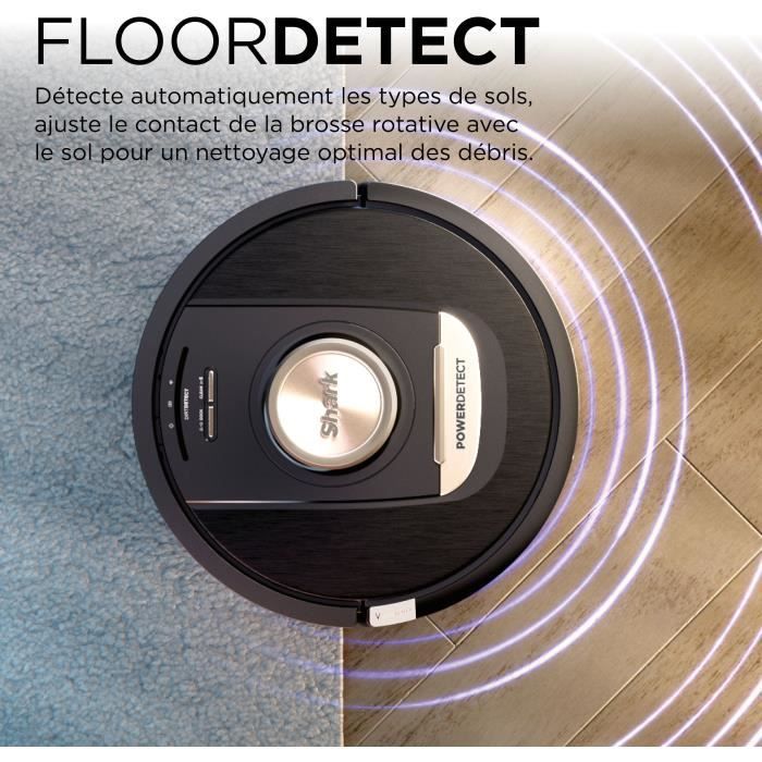 Shark PowerDetect RV2820VEEU - Self-emptying robot vacuum cleaner with 3D navigation and LiDAR