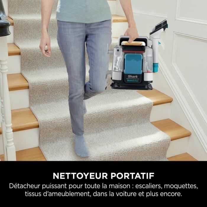 SHARK StainStriker PX200EUT Stain Remover - Removes, Cleans and Vacuums - 5.7 Meter Range - Compact and Portable