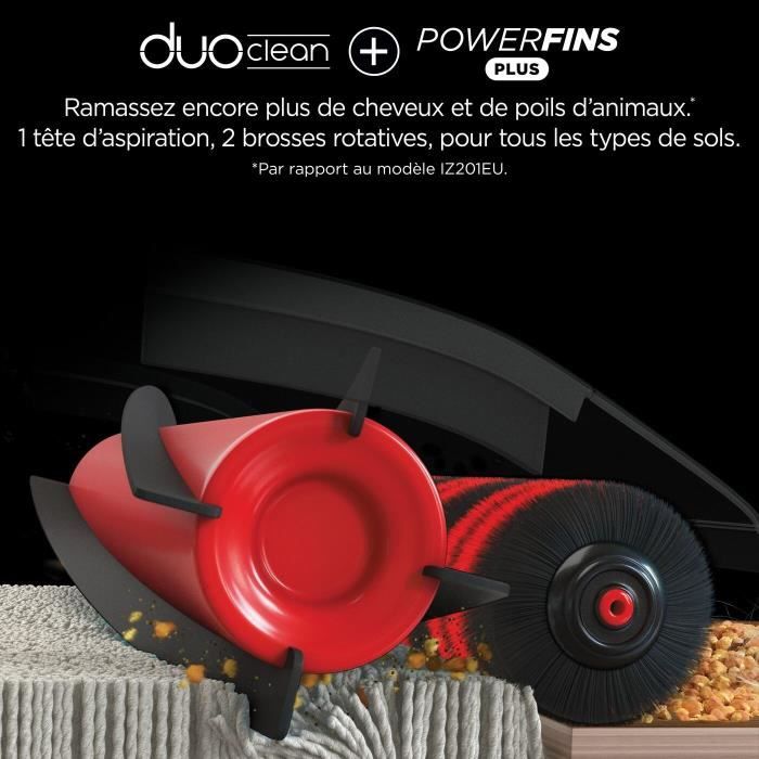 SHARK Stratos IZ400EU - Cordless Stick Vacuum Cleaner - DuoClean Technology + PowerFins Plus - LED Lighting