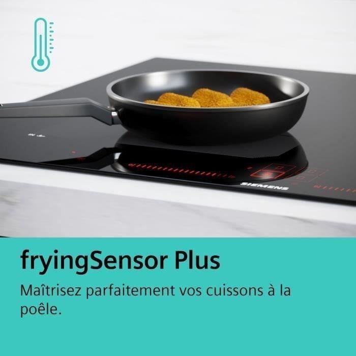 Induction hob - SIEMENS - IQ700 - 4 burners - 60 cm - Black - Dual LightSlider