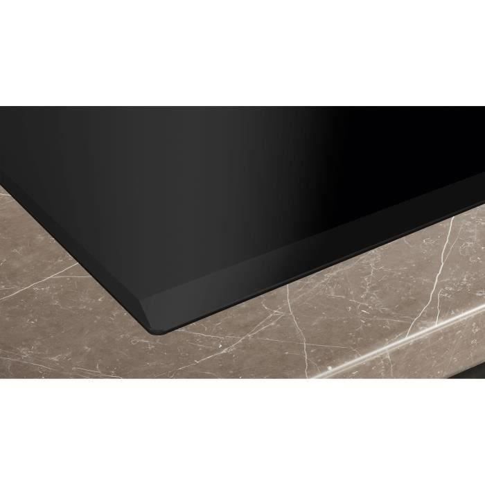 Induction hob - SIEMENS - IQ700 - 4 burners - 60 cm - Black - Dual LightSlider