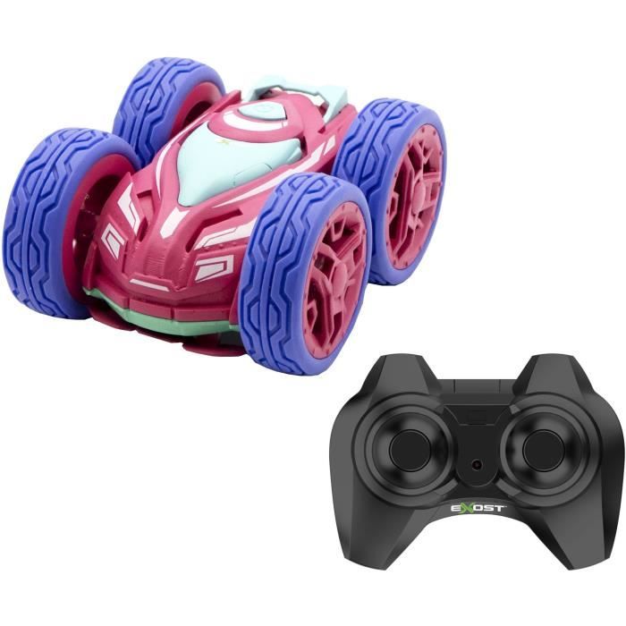 Remote Control Car - EXOST - 360 Mini Flip Amazone 1:34 - 8 km/h - 10 cm - pink - from 5 years old