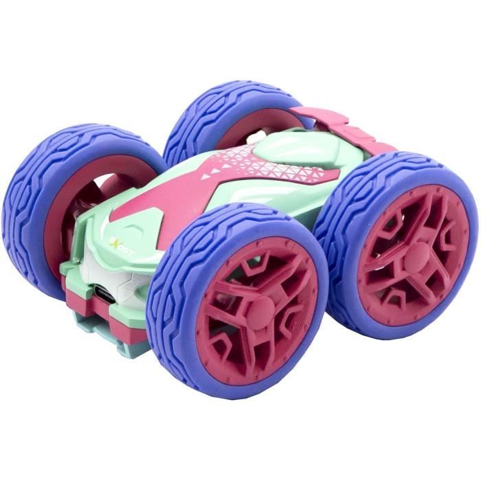 Remote Control Car - EXOST - 360 Mini Flip Amazone 1:34 - 8 km/h - 10 cm - pink - from 5 years old