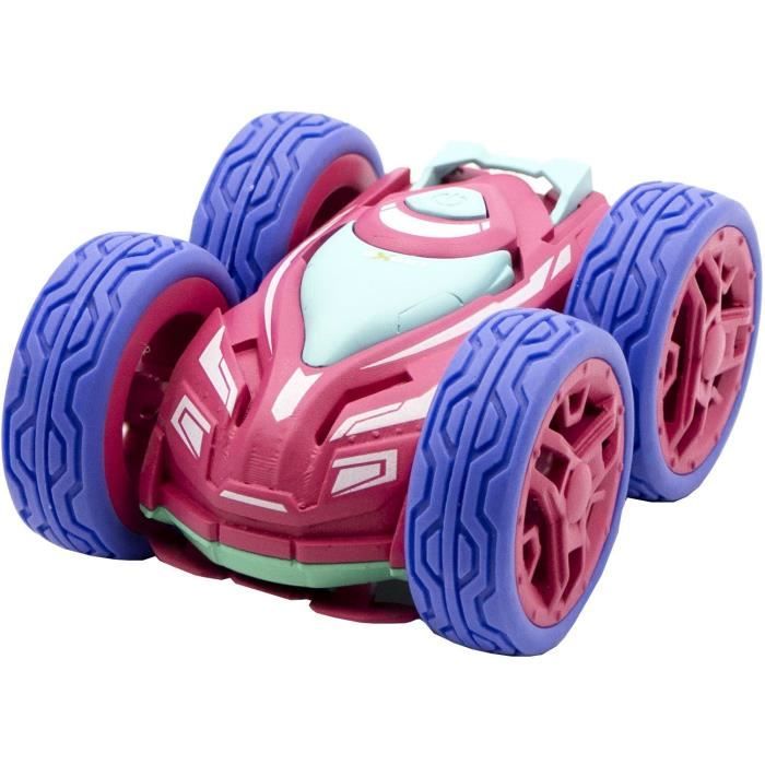 Remote Control Car - EXOST - 360 Mini Flip Amazone 1:34 - 8 km/h - 10 cm - pink - from 5 years old
