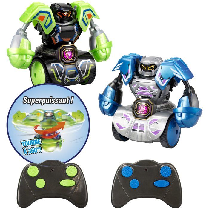 Combat robot - SILVERLIT - Kombat Tornado - Destruction capacity - 360° attack - Set of 2 robots