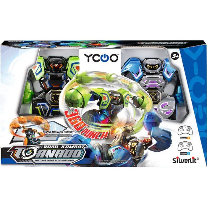 Combat robot - SILVERLIT - Kombat Tornado - Destruction capacity - 360° attack - Set of 2 robots