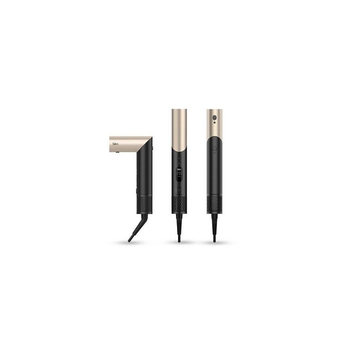 Hairdryer - Silk'n - Silky Air Flex - Black-Gold - 110,000 rpm - 5 accessories