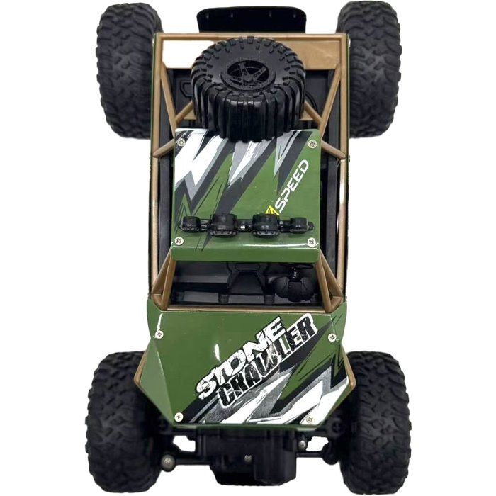 Off-Road Remote-Control Car - SILVERLIT - EXOST Stone Crawler 1:18 - 10 km/h - Light Effects - Battery Included