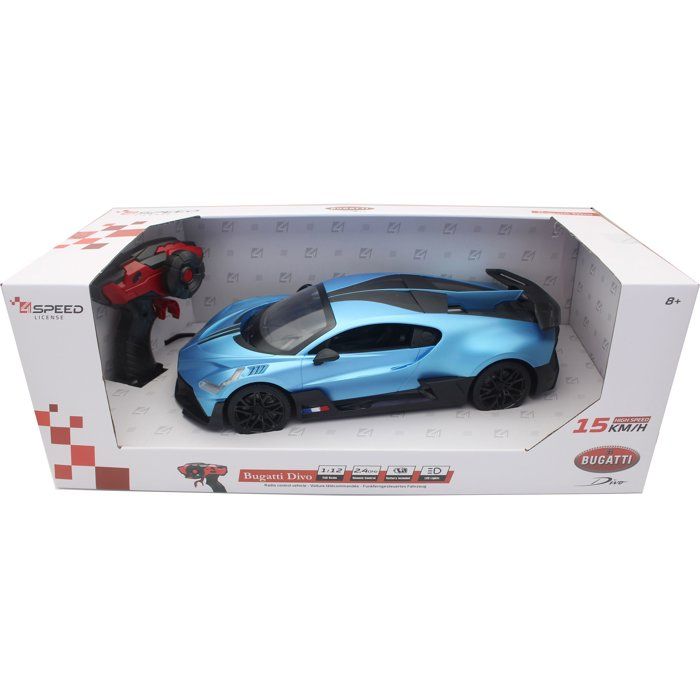 Official Remote-Control Car - SILVERLIT - 4Speed Bugatti Divo 1:12 - 15 km/h - Working Lights - Battery Included