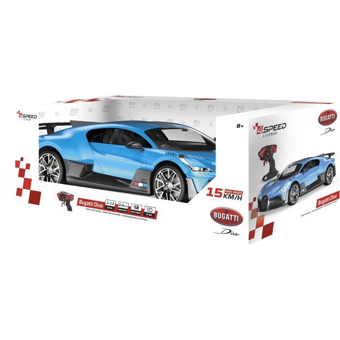 Official Remote-Control Car - SILVERLIT - 4Speed Bugatti Divo 1:12 - 15 km/h - Working Lights - Battery Included