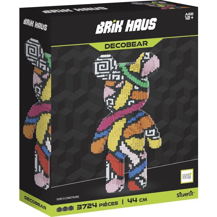 Artistic Building Set - SILVERLIT - Brik Haus Bear XXL - Over 3,600 pieces - Contemporary Decorative Object
