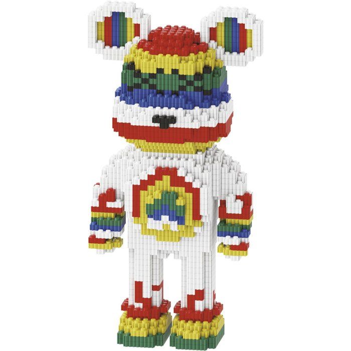 Decorative Building Set - SILVERLIT - Brik Haus Bear XL - Over 1,200 pieces - Modern Decorative Item