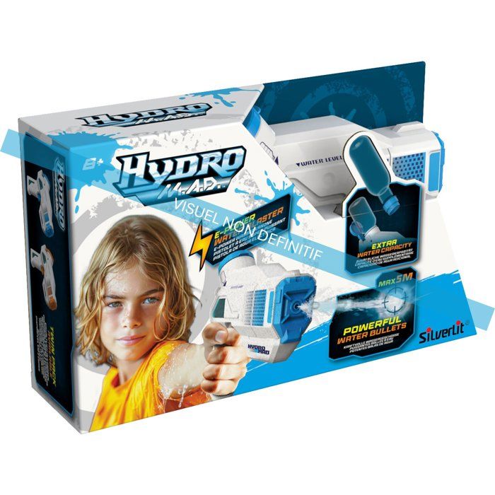 Electronic water gun - SILVERLIT - HYDRO MAD MINI BLASTER ASST - From 8 years old