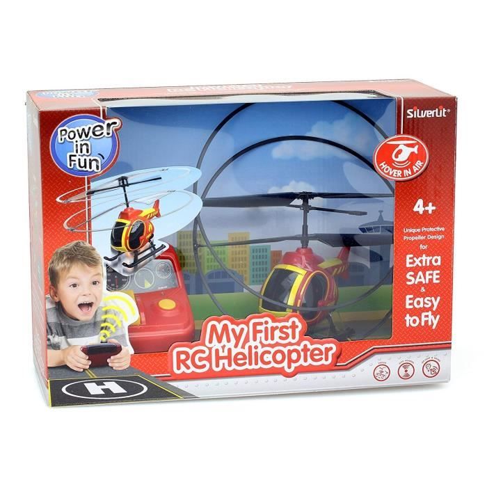TOOKO - Red Fireman remote control helicopter - 4 years old
