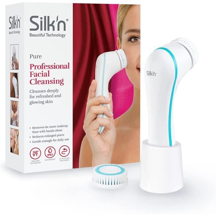 SILK'N PURE Face Cleansing Brush - Mixed and Sensitive Skin