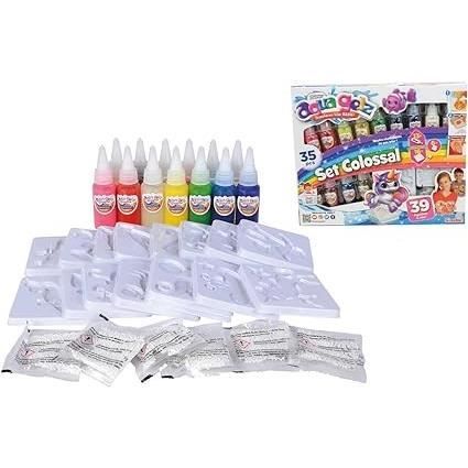 Simba - Aqua Gelz - Creative kit for children - Creation of 3D figurines - Colossal set - Gel tubes - From 8 years old