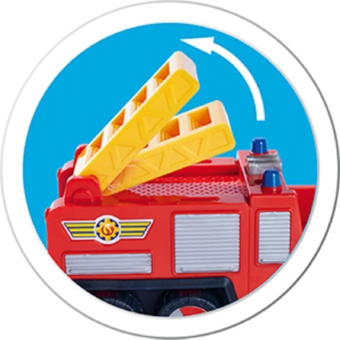 Mini vehicle Fireman Sam - SILVERTORN - Jupiter truck - Articulated figurine included - From 3 years old