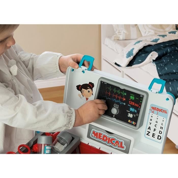 Smoby - Medical case - Numerous doctor's accessories - From 3 years old - Made in France