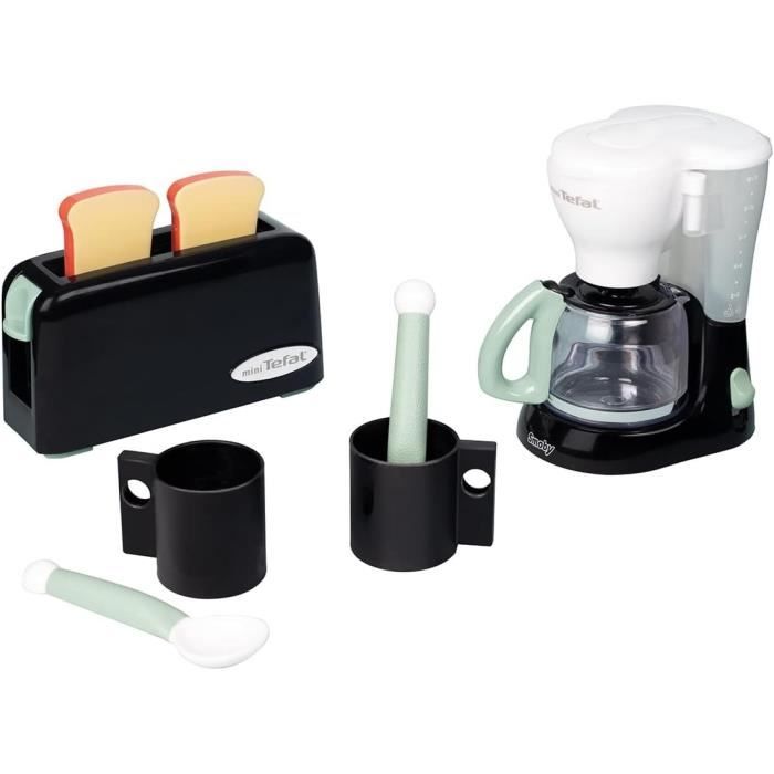 Tefal breakfast set - Smoby - Toaster + coffee maker + cups and spoons - From 3 years old