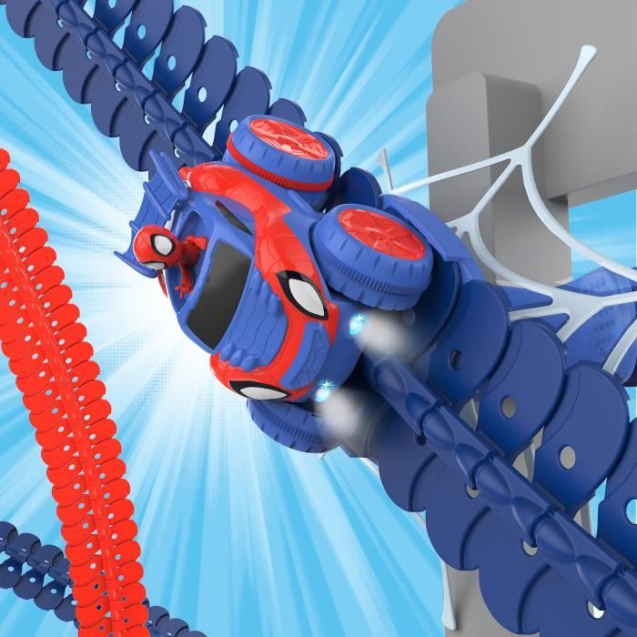 Spidey Flextreme Discovery Set - Batteries Included - 184 Flexible Tracks and 1 Vehicle