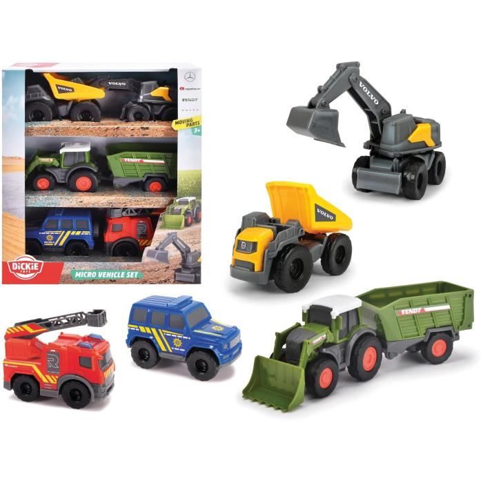 DICKIE - Micro Vehicle Pack - 8cm