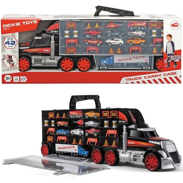 Car transporter 62cm with handle - Truck Carry Case - Dickie Toys