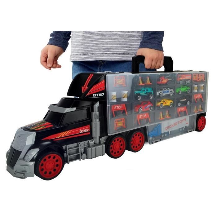 Car transporter 62cm with handle - Truck Carry Case - Dickie Toys