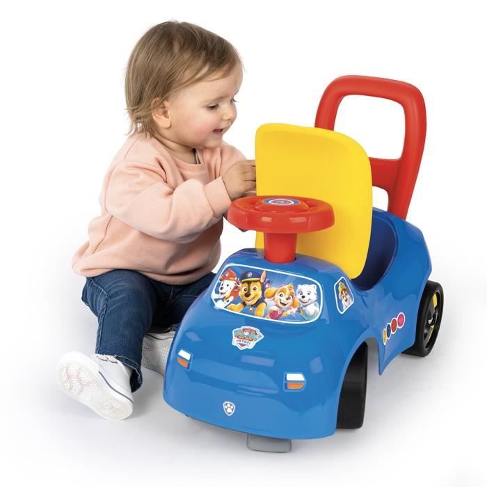 Smoby - 2 in 1 child car carrier - Paw Patrol - Underseat storage + horn - From 10 months - Made in France