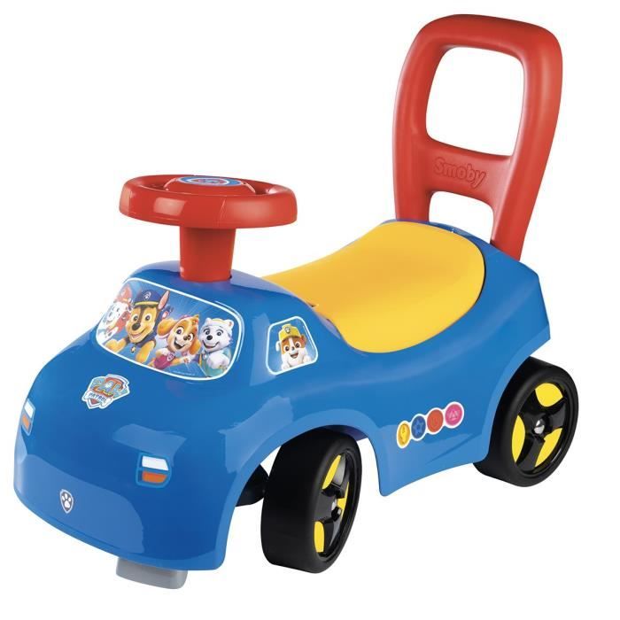Smoby - 2 in 1 child car carrier - Paw Patrol - Underseat storage + horn - From 10 months - Made in France