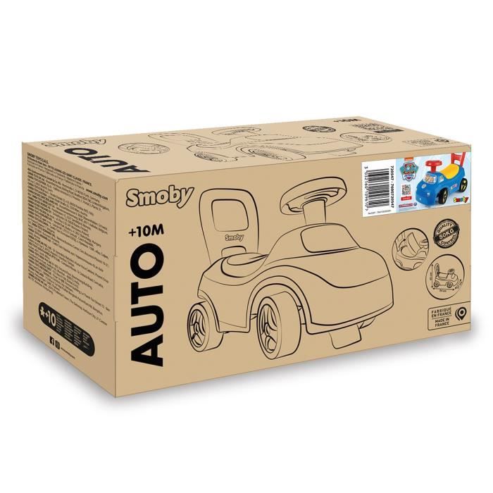 Smoby - 2 in 1 child car carrier - Paw Patrol - Underseat storage + horn - From 10 months - Made in France