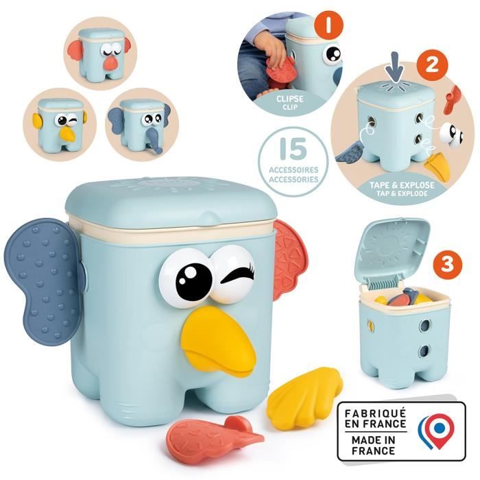 Little Smoby - Badaboum awakening cube - Creation of funny animals - Made in France