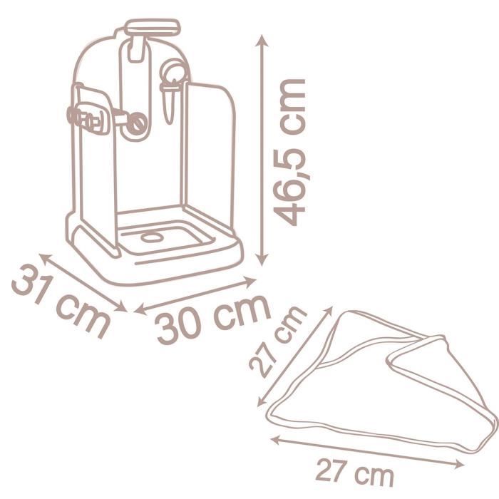 Baby Nurse - Shower - Bath cape + foam pusher - Removable and functional shower head - For babies up to 40 cm