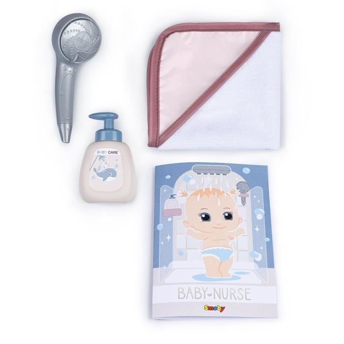 Baby Nurse - Shower - Bath cape + foam pusher - Removable and functional shower head - For babies up to 40 cm