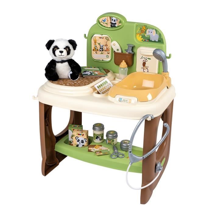 Smoby - Zoo Veterinary Center - 1 Panda plush toy - Many accessories and functions
