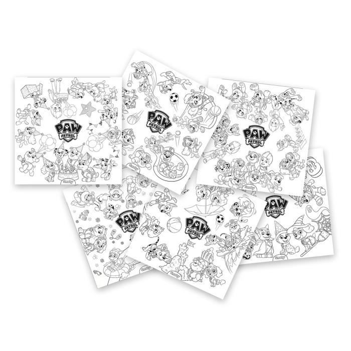 Smoby - Coloring Refill for the Kid creative table - 10 Paw Patrol coloring sheets