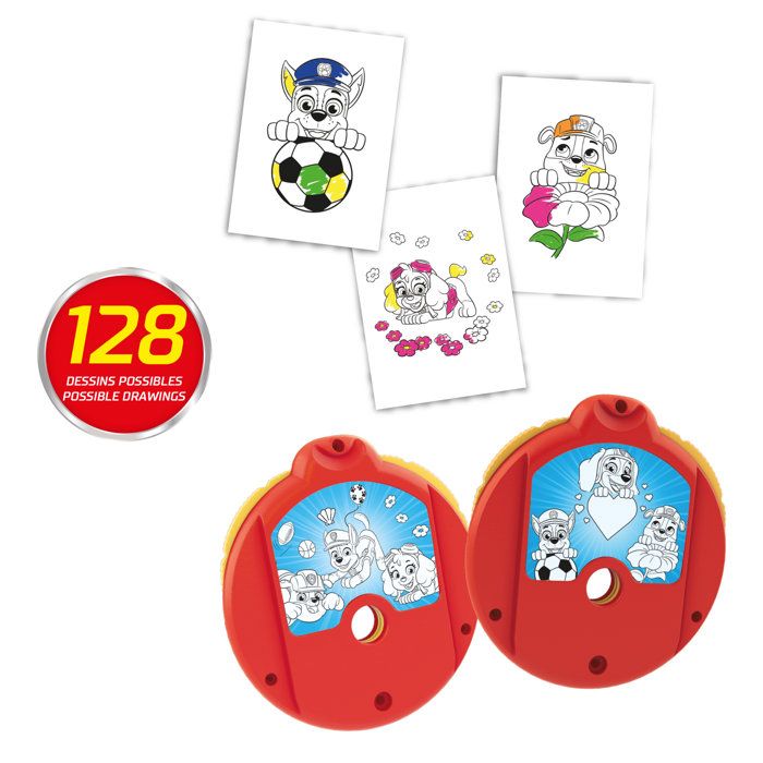 SMOBY - Paw Patrol - Drawing Projector - Adjustable focus and brightness - Ages 3 and up - Made in France