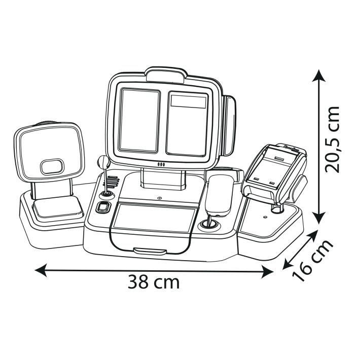 Smoby large cash register - 30 accessories included - ages 3
