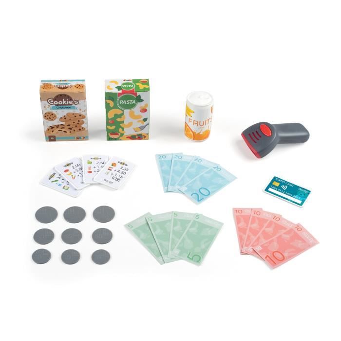 Smoby large cash register - 30 accessories included - ages 3