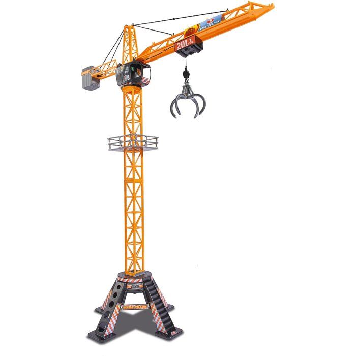 DICKIE - Wire-guided crane 120cm yellow