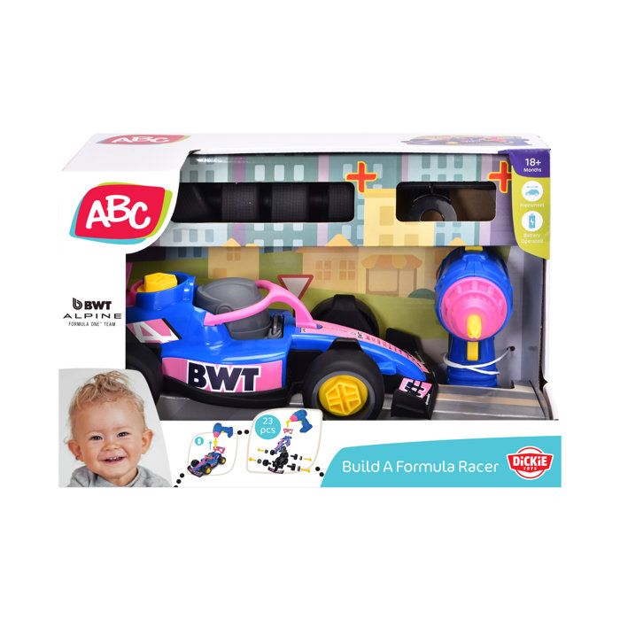 Dickie - Formula 1 Build-It-Yourself Set, 25 cm - Ages 1 and up