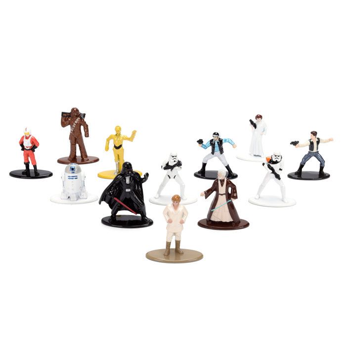 Jada - Figurines Star Wars - 4cm - Set 12 pieces