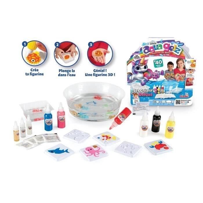 Simba - Aqua Gelz - Deluxe Creative Set - 3D Figure - Creative Kit for Children - Gel Tubs - Ages 8 and up